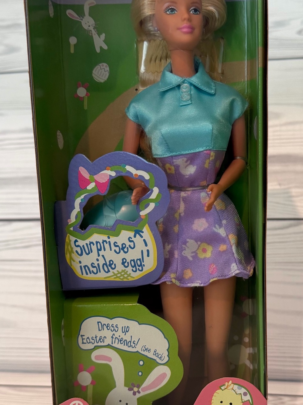 1998 Barbie Easter Surprise Chick & Bunny outfit doll, new, unopened